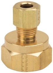 66-4-8x 1/4 X 1/2 Lf Brass Pipe Adapter Compression X Female Threaded CAT331,66-4-8X,026613148205