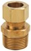5/8 in. O.D. Tube x 3/4 in. MIP Compression Male Reducing Adapter - BRA681012X