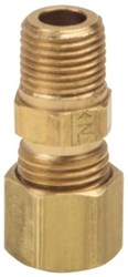 1/4 in. O.D. Compression x 1/8 in. MIP No-lead Brass Compression Male Reducing Adapter Fitting ,68-4-2X,6842X,68-4-2,6842,C74058LF,JONC74058LF
