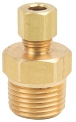 1/4 in. O.D. Tube x 1/2 in. MIP Compression Male Reducing Adapter ,6848X,6848,1412CPUM,CMBD