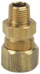 3/8 in. O.D. Tube x 1/8 in. MIP Compression Male Reducing Adapter ,68-6-2X,6862,68-6-2,6862X