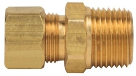 68-6-6x 3/8 Lf Brass Union Compression X Male Threaded CAT331,026613136646,6866X,6866,3838CPUM,BRCMA3838,COMA38,BCMACC