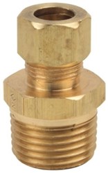 3/8 in. O.D. Compression x 1/2 in. MIP No-lead Brass Compression Male Reducing Adapter Fitting ,6868X,6868,C74066LF,JONC74066LF,3812CPUM,BRCMA3812,COMA3812,68C38D,BCMADC,CMCD