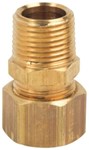 1/2 in. O.D. Compression x 3/8 in. MIP No-lead Brass Compression Male Reducing Adapter Fitting ,68-8-6X,68-8-6X,6886X,68-8-6,6886,C74069LF,C74069LF,JONC74069LF