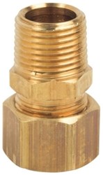 1/2 in. O.D. Compression x 3/8 in. MIP No-lead Brass Compression Male Reducing Adapter Fitting ,68-8-6X,68-8-6X,6886X,68-8-6,6886,C74069LF,C74069LF,JONC74069LF