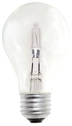 115042 Bulbrite A19 Halogen 750 Lumens 2900K E26 Base Clear Light Bulb ,115042