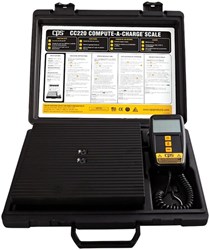 CC220 CPS Products COMPUTE-A-CHARGE 220 lb Refrigerant Scale ,