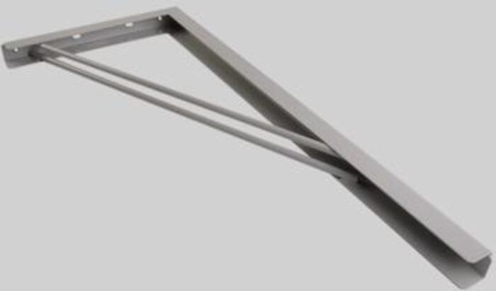 2 12 GAUGE DIVERSITECH ACB-36 36/" STEEL AIR CONDITIONER MOUNTING BRACKETS