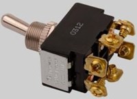 ED494 Diversitech Steel/Brass/Black 20 Amps 125/277 Volts DPDT Switch ,