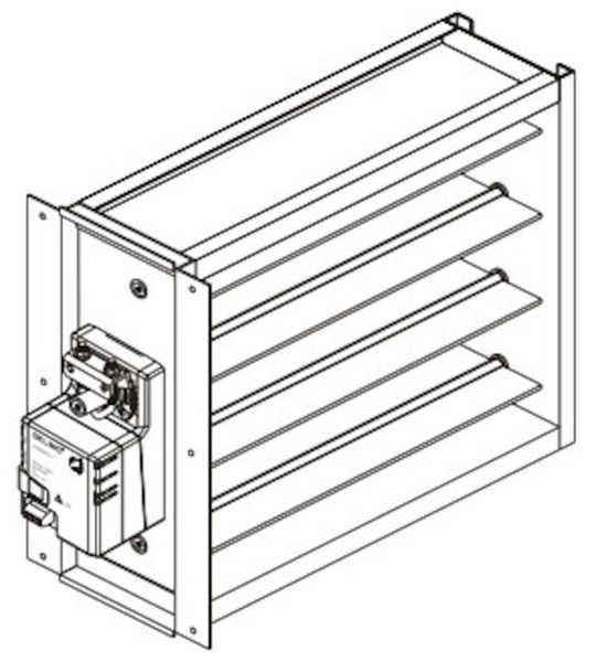 Ewc Controls, Inc. ND12X8 UltraZone 12 in X 8 in Rectangular Zoning