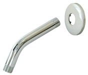 15053 EZ-FLO 6 in Brass Chrome Plated Shower Arm With Flange 
