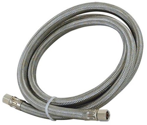 Reliance Worldwide Corp - 48388 1/4 Braided Stainless Steel Ice