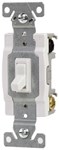 1242-7W-BOX Cooper White 15 Amps 120 Volts 4 Way Switch CAT752C,1242-7W-BOX,032664174605,032664750168