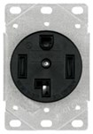 1257-SP Eaton Power/Single Flush Locking 125/250 Volts Black Glass Reinforced Nylon Electrical Receptacle ,1257-SP,1257SP,278S00,278,LEV278S00,3864,PS3864