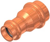 1 in X 3/4 in Elkhart Low Lead C12200 DZR Copper Reducer Coupling Press X Press ,