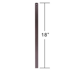 CFDR18ORB 1-1/2 Oil Rubbed Bronze Down Rod ,CFDR18ORB,EDR18