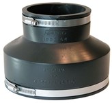 1002-64 Fernco 6 in X 4 in PVC Stainless SteelClamp Coupling F/6 Clay To 4 Cast Iron /PVC ,100264,1002-64,100264S,FC64,FSFCLCI064,FSF