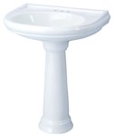 G0029846 D-w-o White Brianne Pedestal Only CATO132,29846,GER29846,671052040230