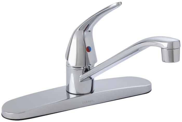 G0040210W  Maxwell SE ADA Polished Chrome Lead Free 8 in Centerset 3 Hole 1 Handle Kitchen Faucet No Spray 