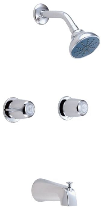 G0048720  Clsics Polished Chrome ADA 2 Handle Tub & Shower Faucet 