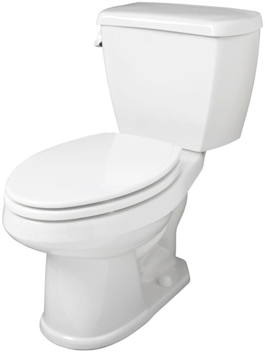 GAV21862  Avalanche White 12 in Elongated Floor Toilet Bowl 