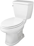 GAV21862 Gerber Avalanche White 12 in Elongated Floor Toilet Bowl ,