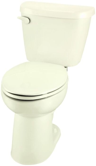 GMX2899009  Maxwell 12 in Rough-In 1.6 gpf Left Hand Trip Lever Biscuit Toilet Tank Only 