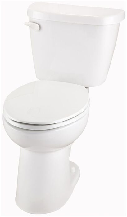 GMX28994  Maxwell 14 in Rough-in 1.6 gpf Left Hand Trip Lever White Toilet Tank Only 