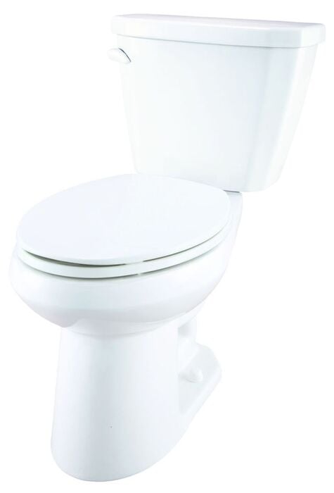 GVP28590  Viper 12 in Rough-In 1.6 gpf Left Hand Trip Lever White Toilet Tank Only 