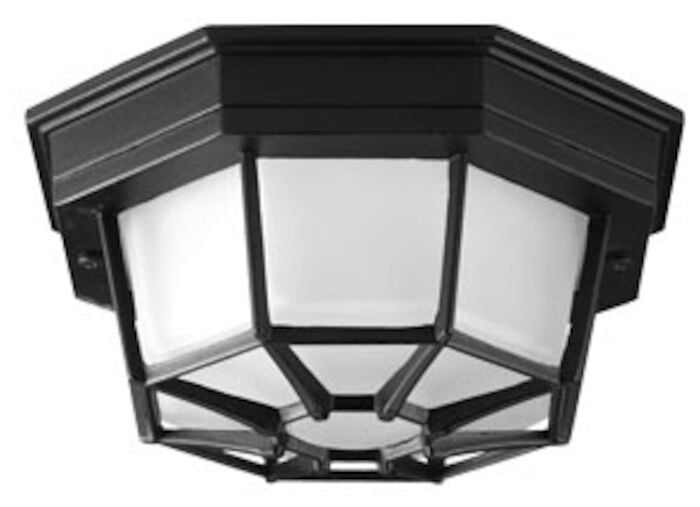 HS71010-31 Black 60W B13 Progress 1 Light Flushmount 