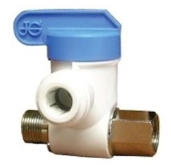 ASVPP2 John Guest 3/8 in White Quarter Turn Angle Stop ,PPASV121212W,PPASV121212W,ASVPP2