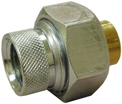 D06-150 1-1/2 in Zinc Plated Forged Steel Dielectric Lead Free Union Female Threaded X Female Soldered ,