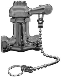 S05-100 Chrome Self Closing Shower Valve With Pull Chain (7 Chain ,S05100,25097065,SCF,10789,25097065,SCSUV