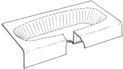 T10216 Jones Stephens 16 in X 60 in X 30 in Plastic Tub Protector for Cast Iron Tubs ,T10216,2001,T10216,83250,19600626,OAT34070