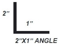 Joval Angle 1 X 2 28 Ga. 10' ,