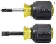 Klein Tools 85071 Screwdriver Set  Stubby Slotted and Phillips  2-Piece 92644850714 ,85071