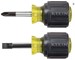 Klein Tools 85071 Screwdriver Set  Stubby Slotted and Phillips  2-Piece 92644850714 - KLE85071
