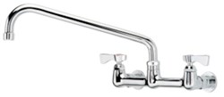 12-812L Krowne Silver Series Polished Nickel Chromium 2 Hole Lever Handle Lead Free Deck Mount Sink Faucet ,