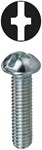 RMC1412 1/2 in Phillips/Slotted Round Head 1/4 in-20 TPI Steel Machine Screw ,RMC1412,55800