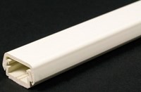 400BAC Wiremold 5 ft Ivory PVC Wire Mold ,