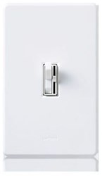 AY-103P-WH Ariadni 1000 Watts White Incandescent/Halogen Toggle/Slide 3 WayDimmer ,AY-103P-WH,DIMMERINC