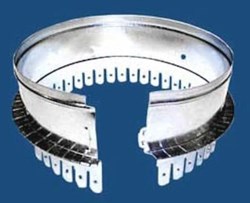 5085 M&amp;M Duct Board 5 Steel Start Collar With Holes ,34220038,5085,508,FS5