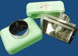 602R6844 DucTite 8 X 4 X 4 Steel Register Box ,602R6844,602R6,34291255,DB844DT