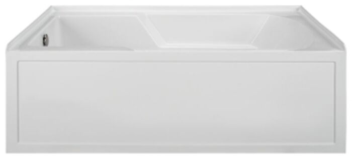 MBSIS6036 Bics White Acrylic 59.875 in X 36 in X 20 in Left Hand Alcove Soaker Tub 