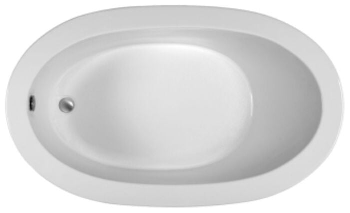 MBSODI6036E-WH 60 in X 36 in White Soaking Bath-Bics Basics