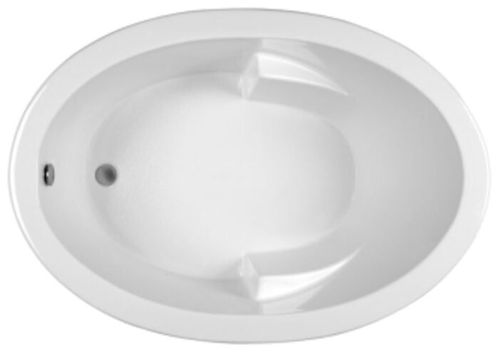 MBSODI6042 Bics White Acrylic 59.5 in X 41.5 in X 21.75 in Drop-In Soaker Tub 