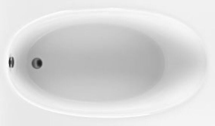 MBWRO6036E Bics White 5 ft Drop-In  Tub Above-Floor Rough Installation 