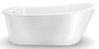 105797-000-002 Sax 60 in X 32 in Freestanding Bathtub With End Dra in White ,105797-000-002