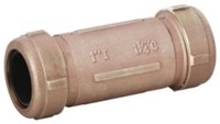 1-1/4 in IPS 1-1/2 in CTS Brass Couplings Compression X Compression Lead Free ,450L06LF,BRDCH,450L06,BRDC158,BRDC,C15304,C15150