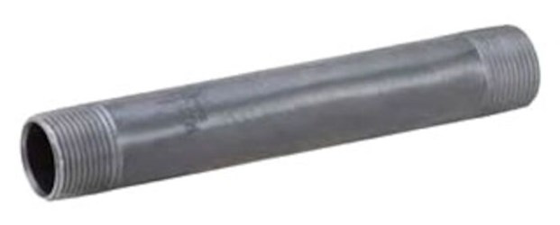 1-1/4x18 Black Steel Sch 40 Nipple Mipxmip 